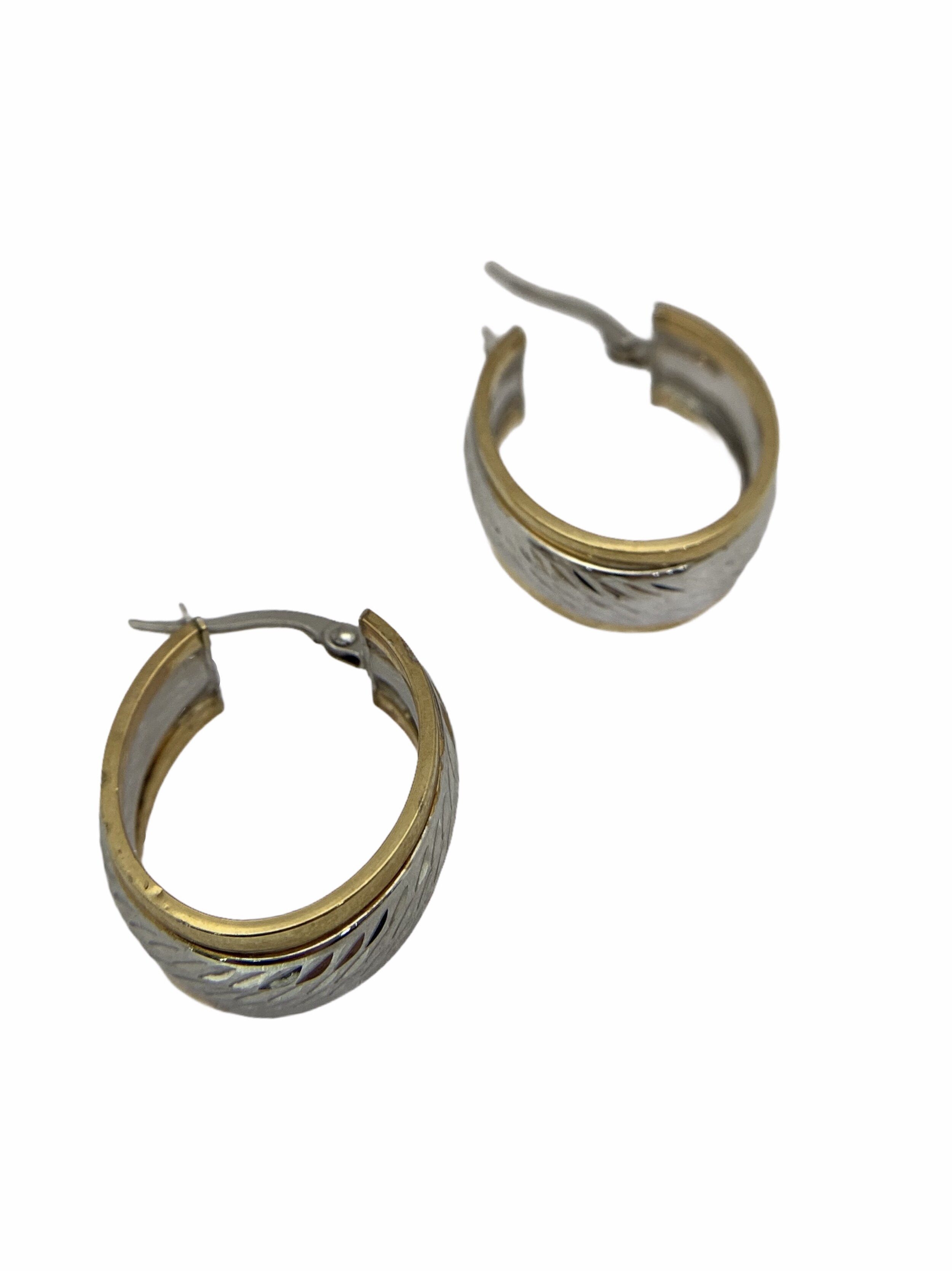 Two tone hoops