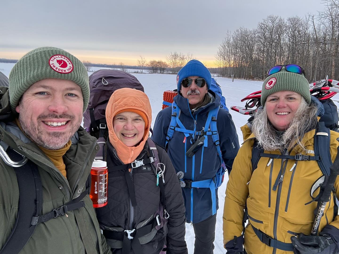 Winter camping with the Fjallraven crew in Elk Island National Park near Edmonton. -22 degrees overnight, but we had popcorn, so it was ok 😅

#WinterCamping #SnowCamping #CampingLife #OutdoorAdventure #WinterWilderness #BackcountryCamping #ExploreCa