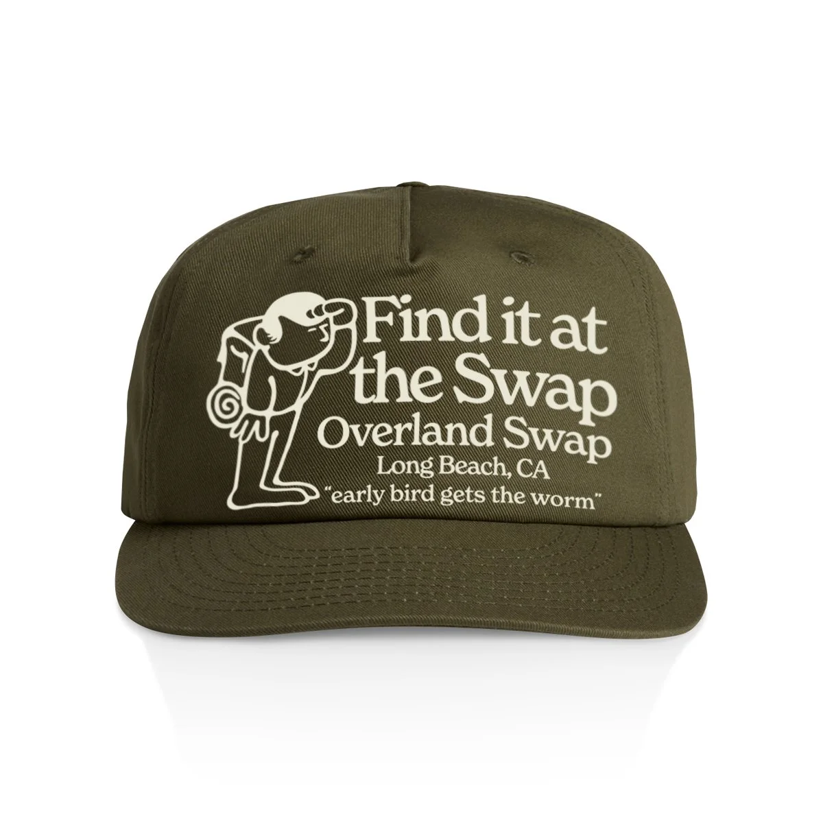 Early Bird Cotton Cap - Army Green