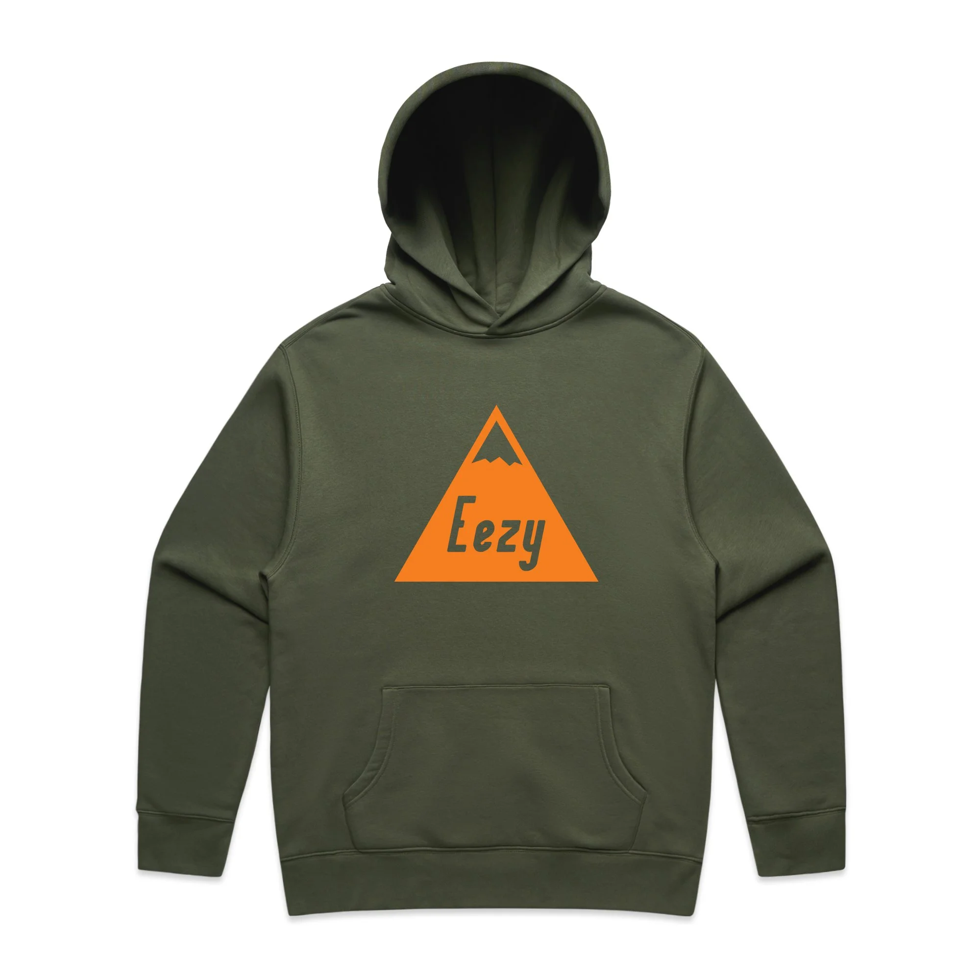 Summit Hoodie - Orange / Cypress Green