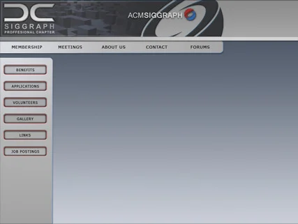 DC Siggraph Web Site Design