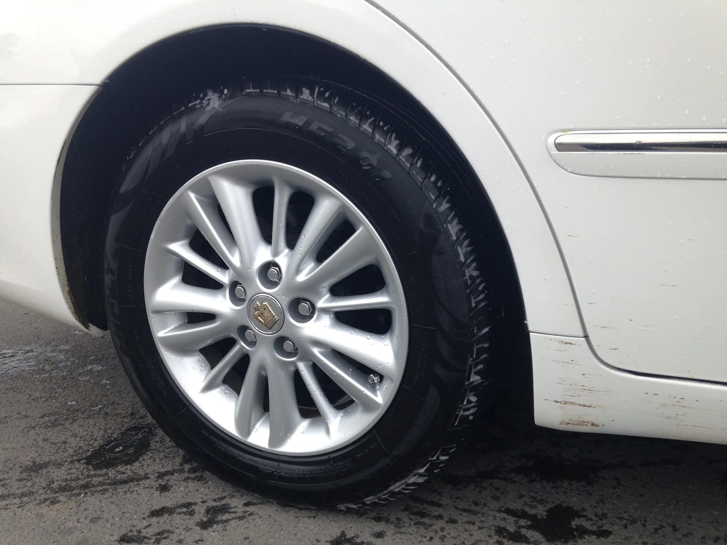 About an 80% job - sides &amp; arches are still dirty