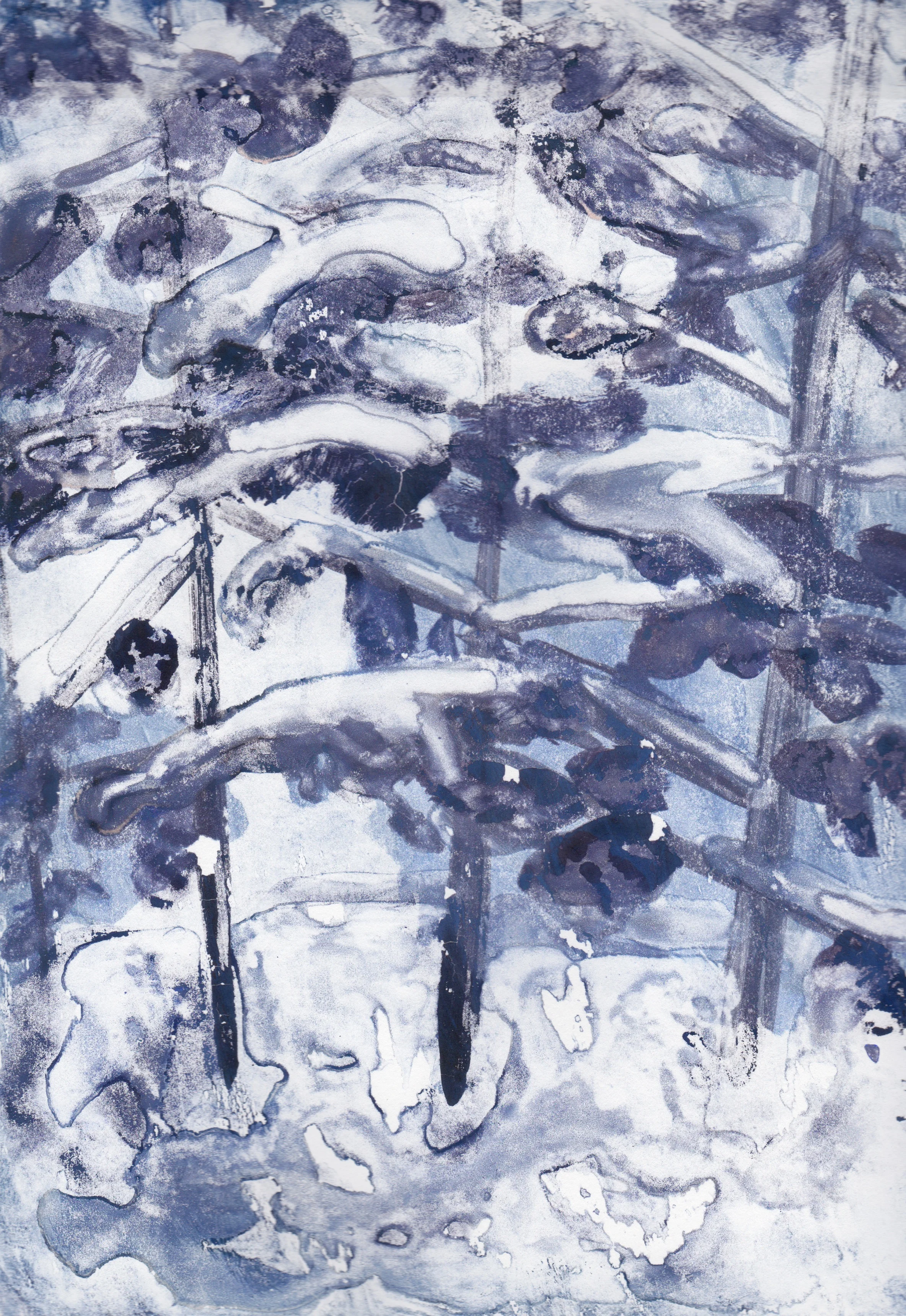 watercolour monotype 2014 (1/4 sheet rag)
