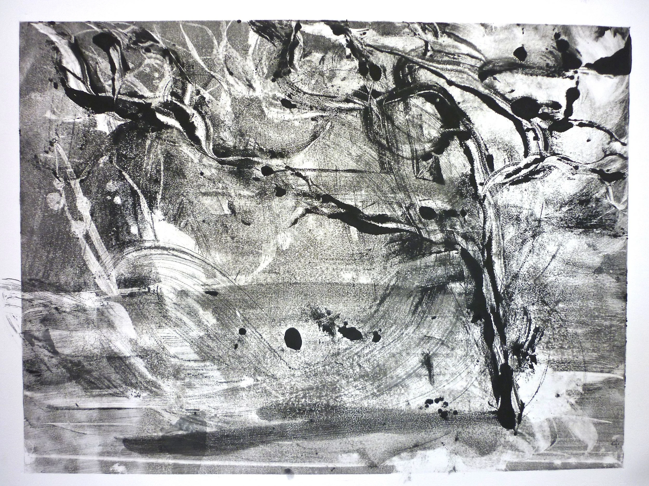 intaglio ink monotype 2014 (full sheet rag)