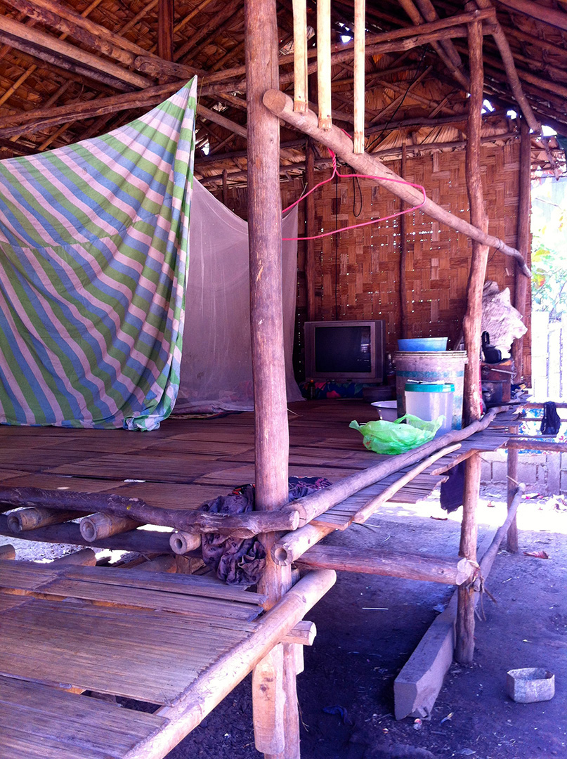 A house in Mong Sa Tur community