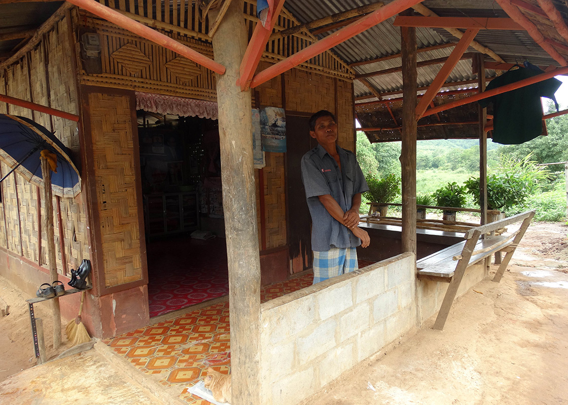 A local at his house