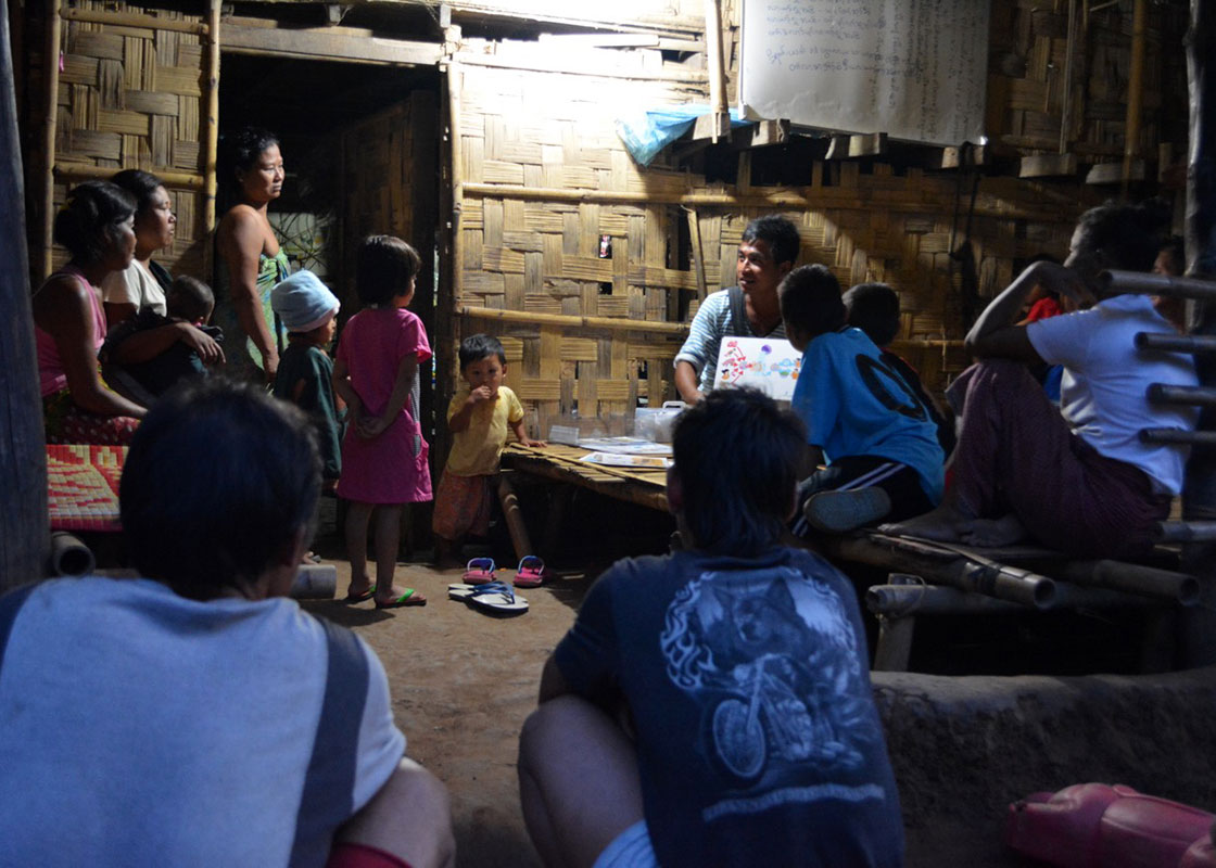 Most of the participants actively contributed to the discussion, which was done in Karen.