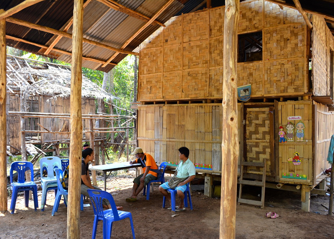 This household in Moraka also served as a site for after-school lessons for about 50 children in nearby communities.
