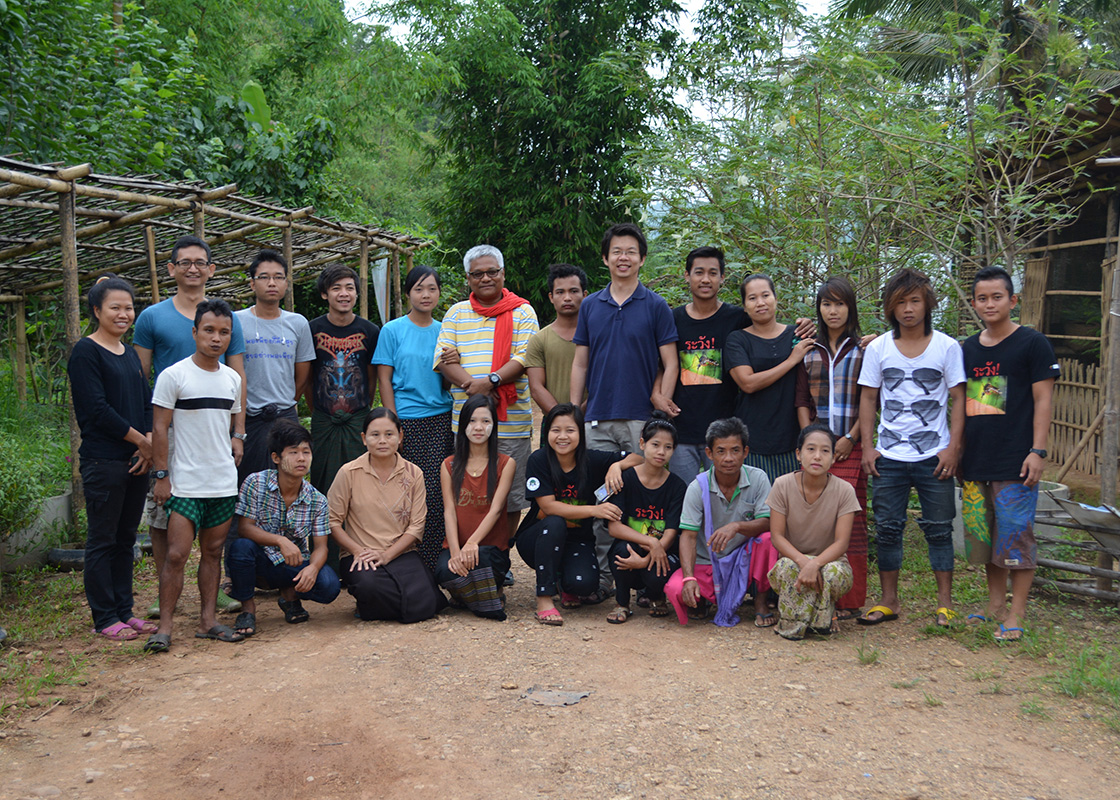 Staffers from development organizations in Mon state were participating in a month-long training at PRF.