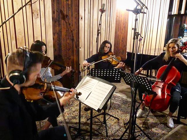 So excited to lay down our arrangement for @thandiphoenix &lsquo;s new song today ❤️ .
.
.
.
#stringarrangement#stringquartet#livestrings#sydneyrecording#recordingstudio#sydneystrings#sydneyevents#eventmusicians#musiciansofig#cello#viola#violin