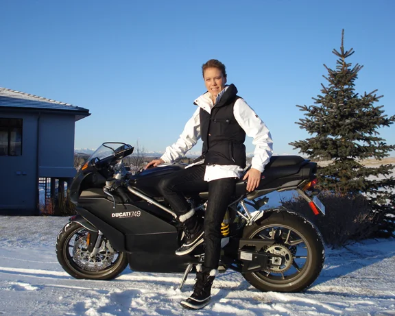 Lisa & her Ducati 2006