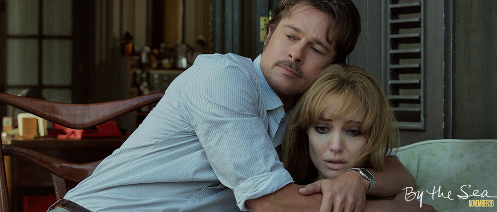 Brad Pitt & Angelina Jolie Pitt in BY THE SEA. photo by merrick morton. Universal pictures