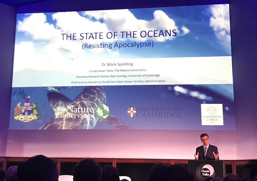Dr Mark Spalding, senior marine scientist for The Nature Conservancy