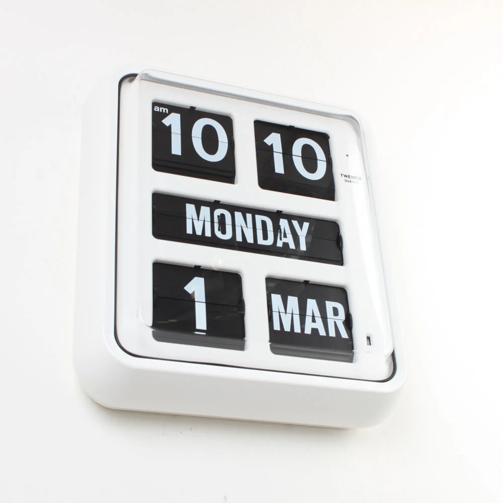 Twemco Calendar Flip Wall Clock Bq 170 Beautiful People