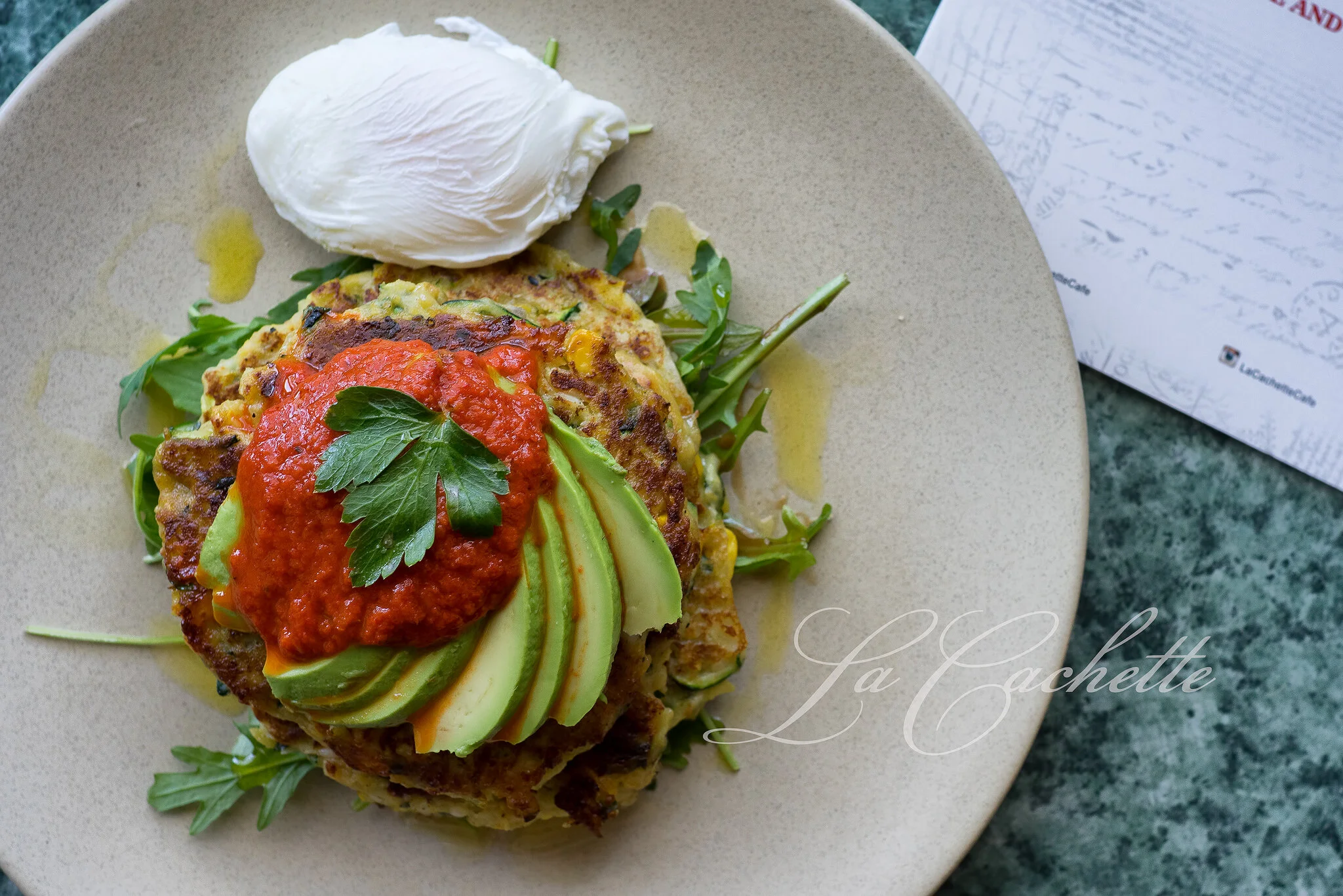 Homemade Zucchini, Corn, Chickpea and Halloumi Fritters