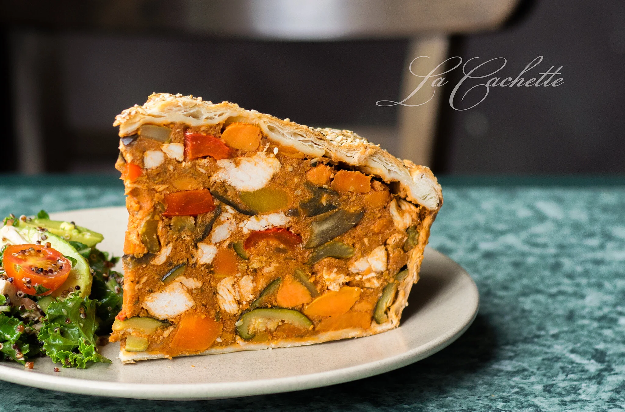 Homemade Chicken &amp; Chunky Vegetable Pie