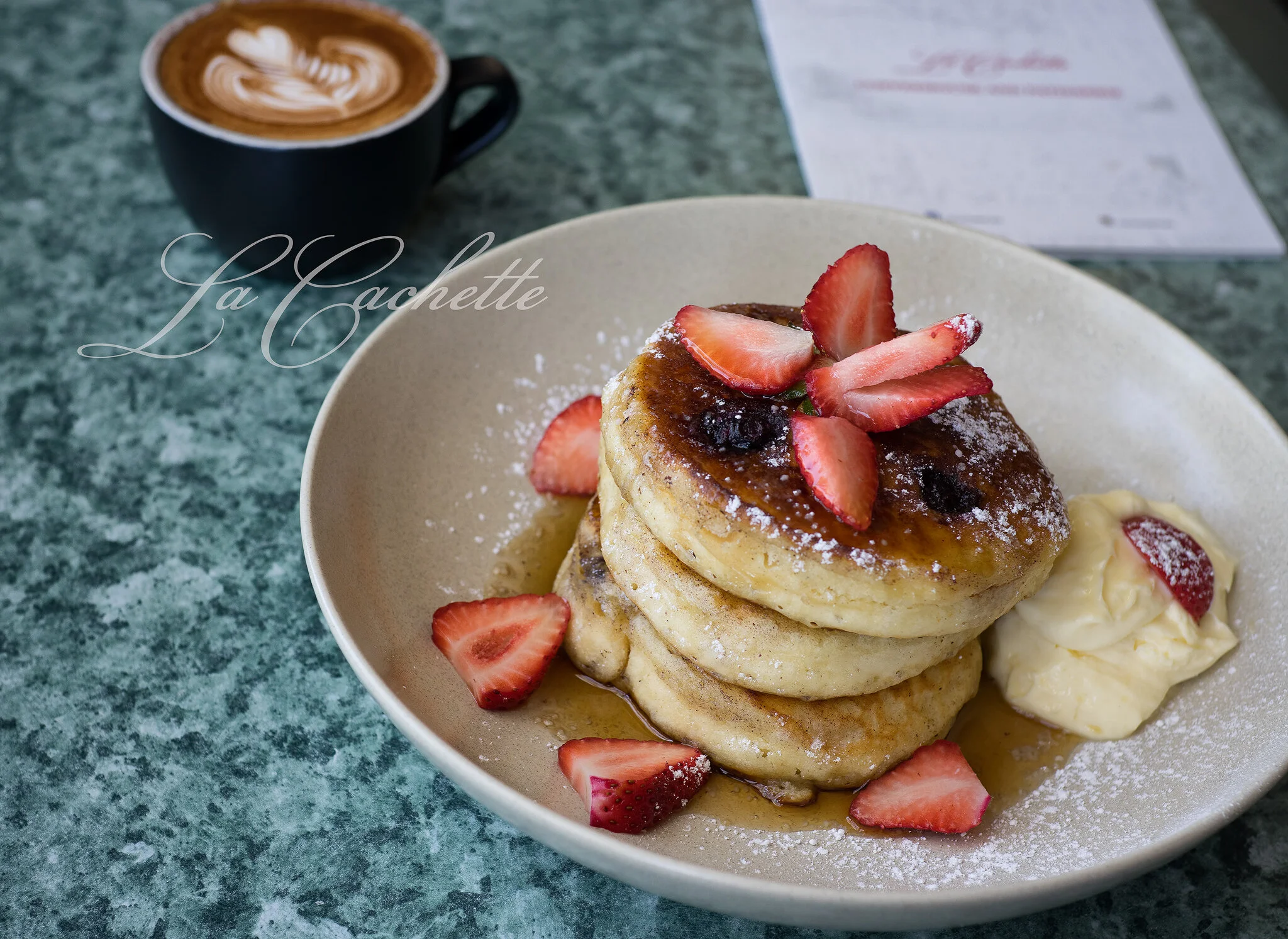 Maple OR Belgium Choc Pancakes 