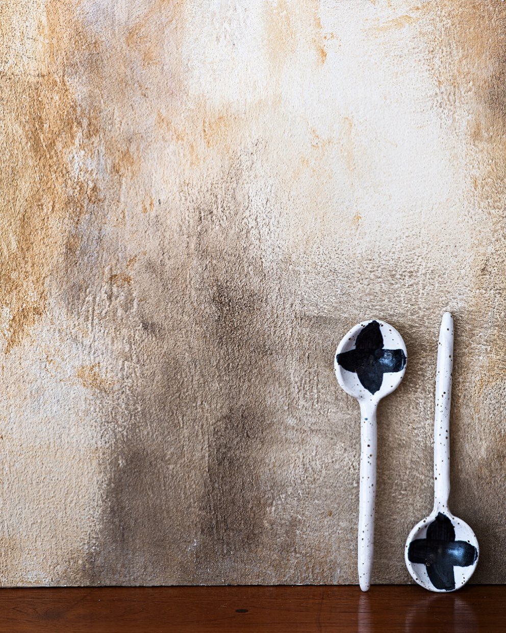 A custom earthy finish created with Venetian Plaster &amp; glazes of ochre, raw umber &amp; charcoal. This finish was created for a project with @enoki_design in the adelaide hills

#texturedplaster #earthwalls #customfinish #surfaceartistry #azubesp