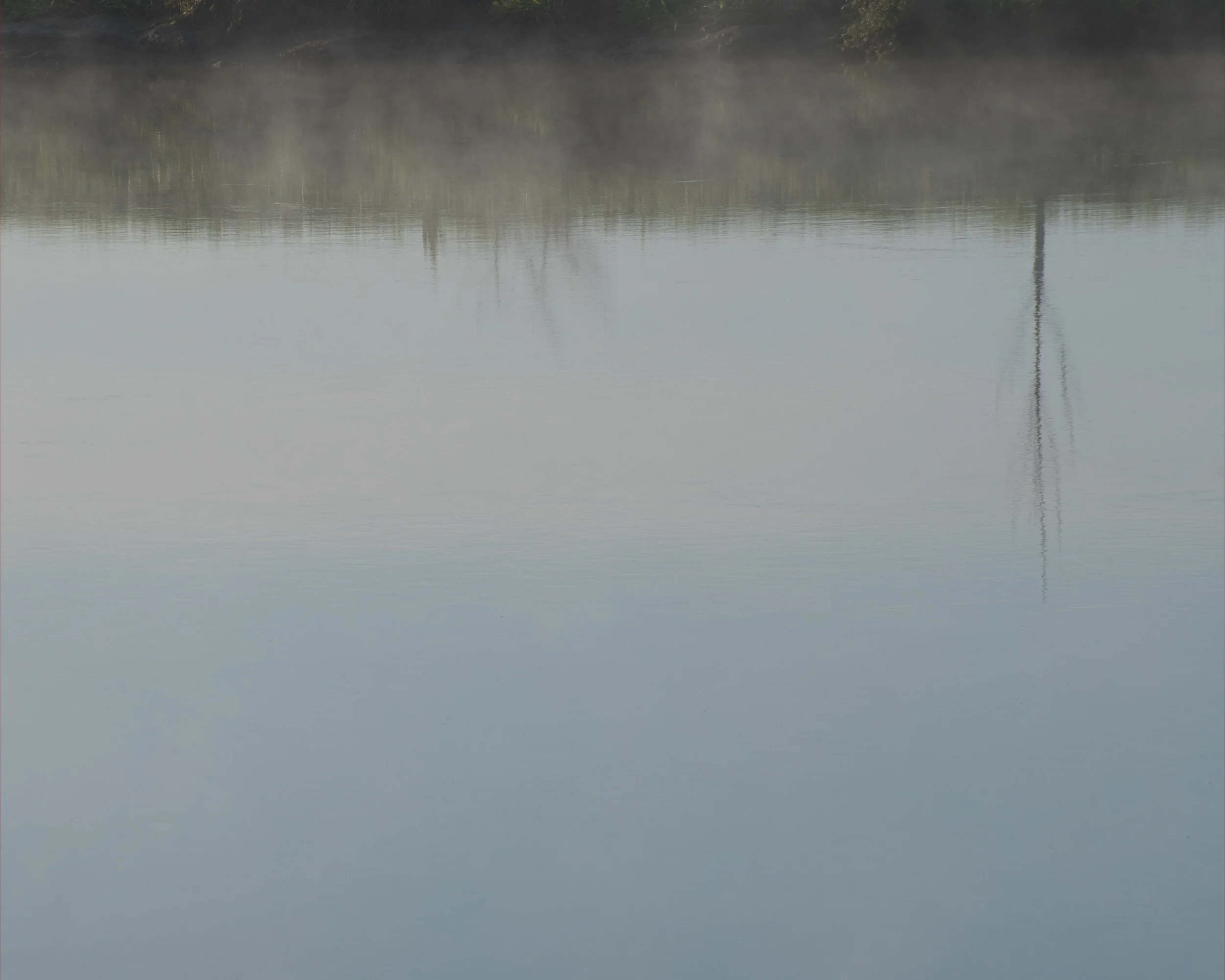 "Near this spot Capt Cook landed on the banks of the river he named the Thames. 20th Nov 1769". Waihou River 2017 Archival Pigment Print on matte photo rag Ed of 5. 850 x 680mm