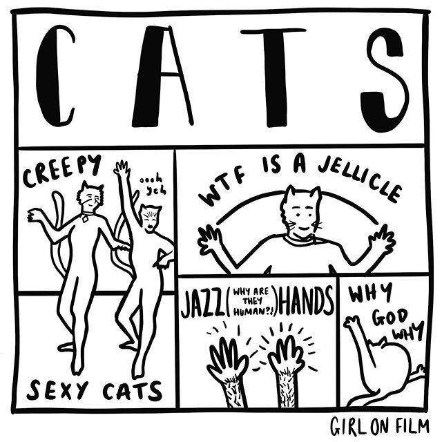 Why do some wear clothes and some don&rsquo;t? Why do they have cat ears and tails but human feet and hands? How much were they paid to actually agree to be in this? No seriously what is a Jellicle? WHY IS IAN MCKELLEN LICKING THAT PLATE?? Why do I s