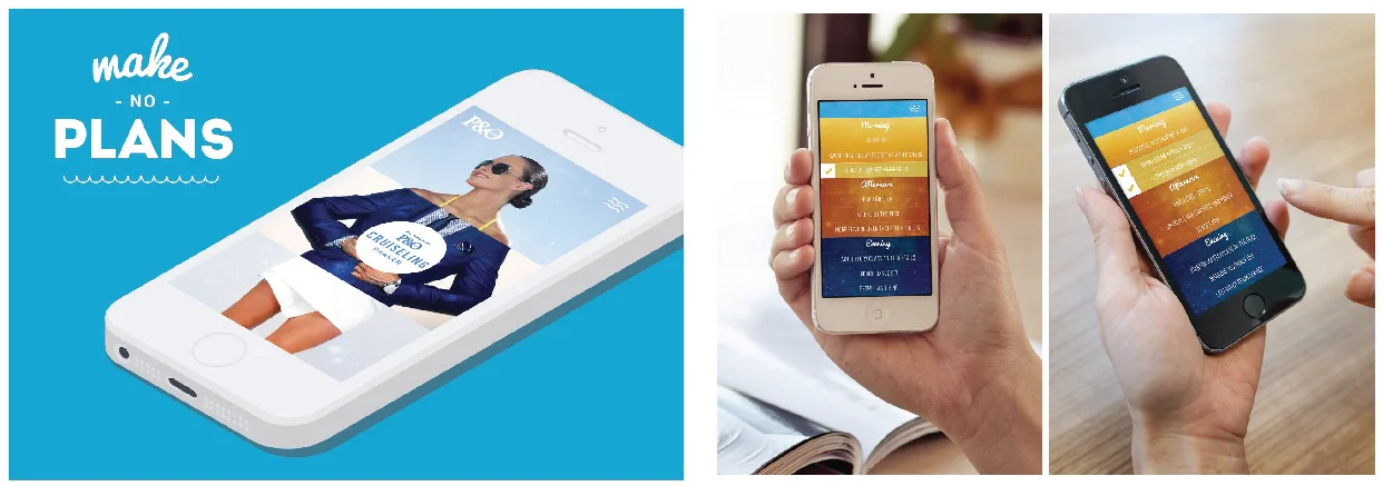 An onboard app freed passengers from routine