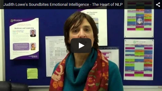 Judith Lowe Soundbite: Emotional Intelligence - the Heart of Neuro Linguistic Programming (NLP)