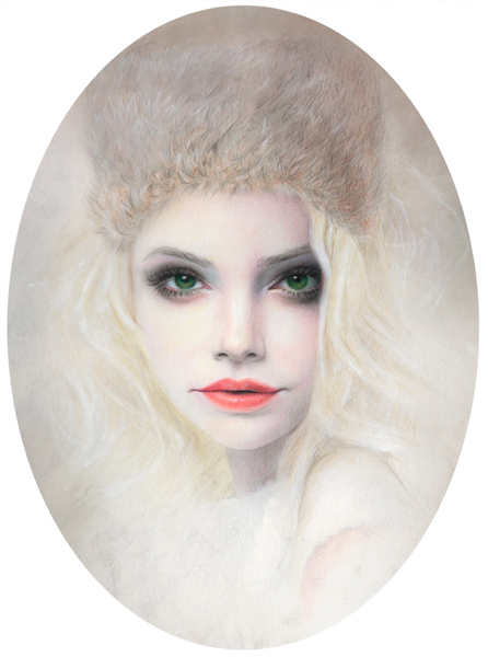   Evaline &nbsp;. Pencil and pastel on paper . Summer Group Show . Spoke Art, San Francisco, US&nbsp; 