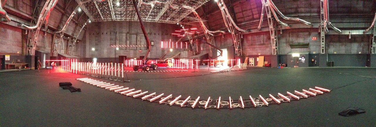 Set construction. Studio 7 @ FOX