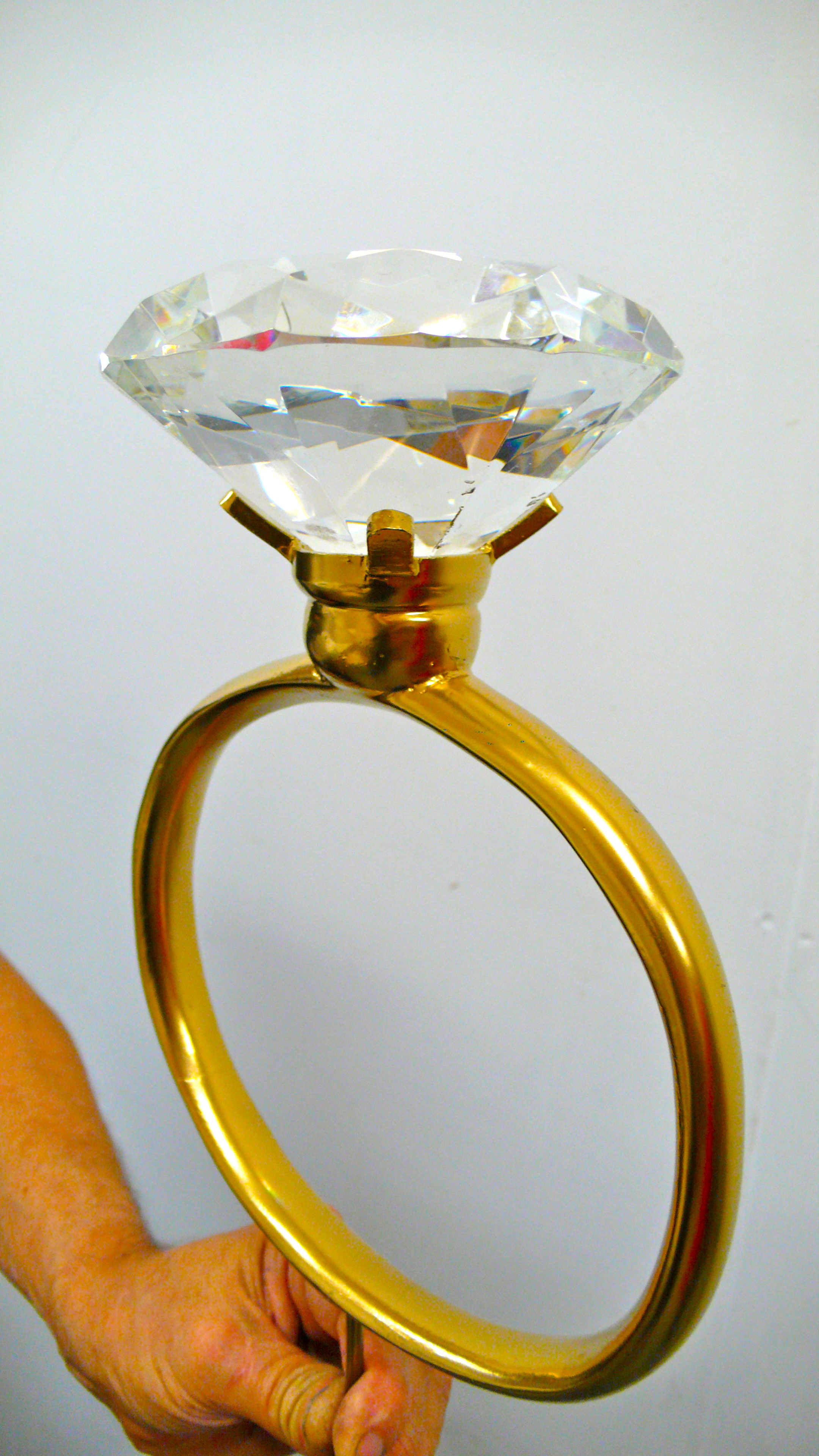 Giant wedding ring. Made by Lewis Morley Jr.