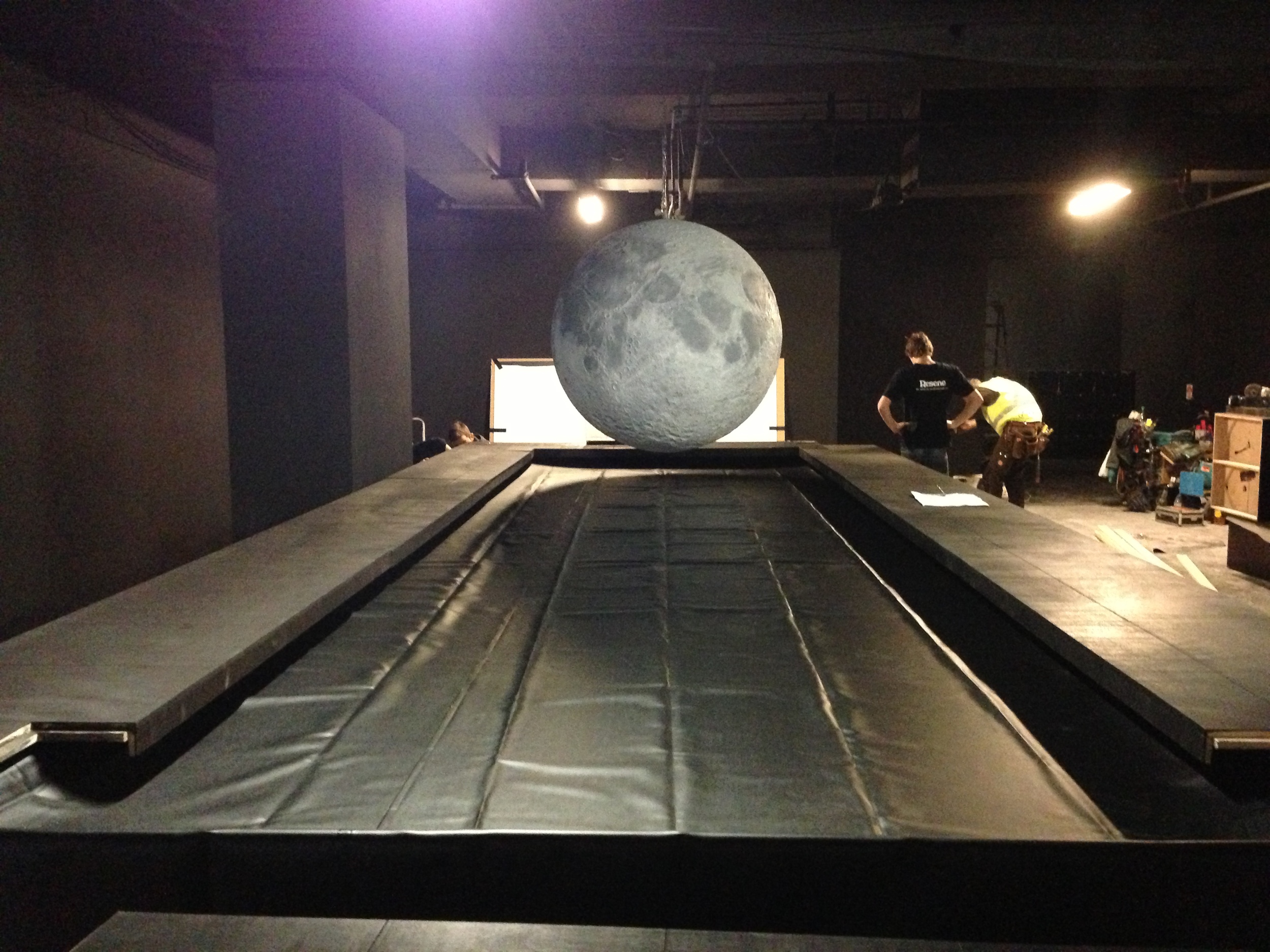 Work in progress...waterproofing tabletop before filling.