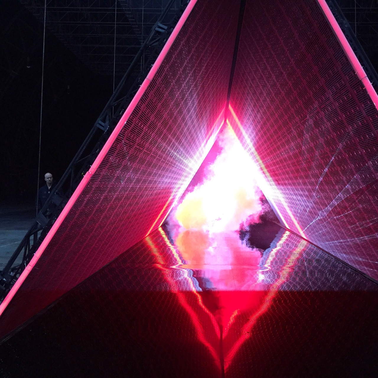  smoke in the LED tunnel