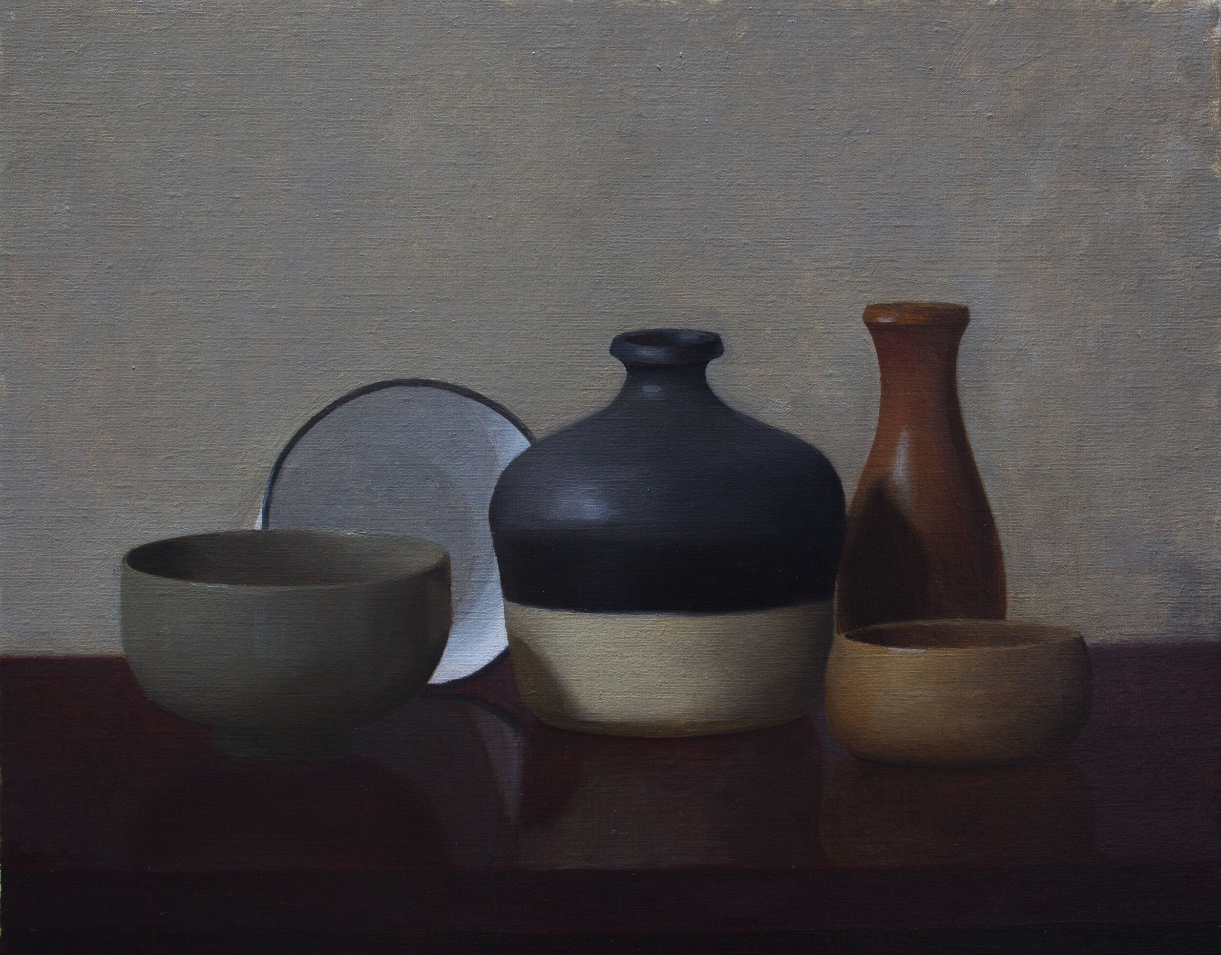 Clay Vessels. 12x15. Oil on Canvas. Private Collection