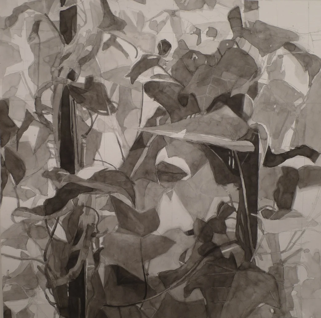 India Ink on Paper 14 x 14 inches Tarek Ashkar, 2014