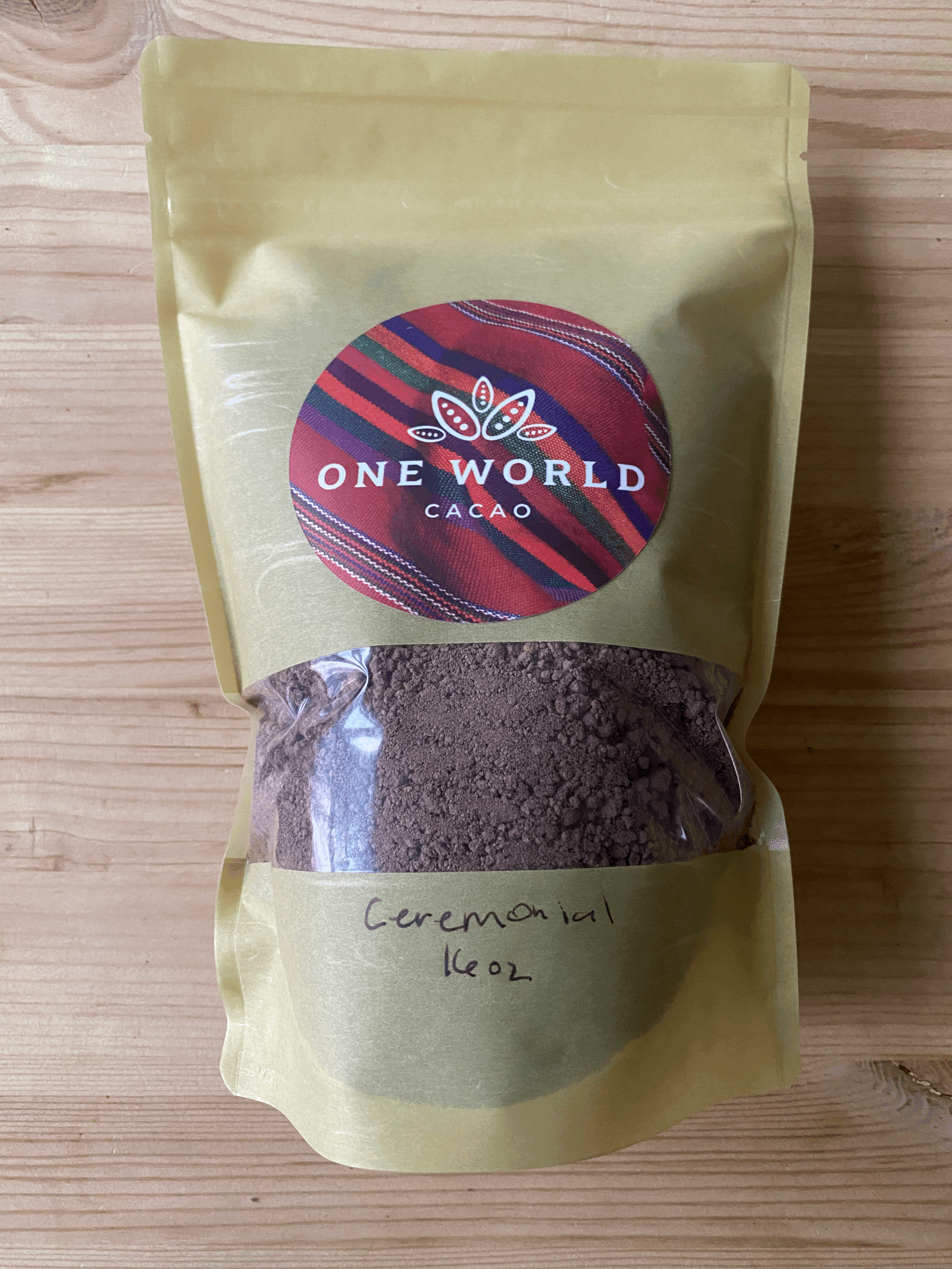 Ceremonial Grade Cacao | 16 oz Pouch  Stone Ground