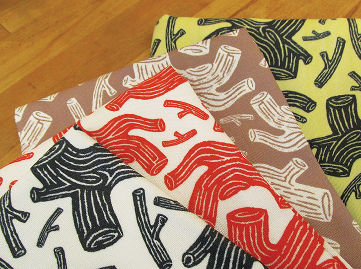 LogJam Tea Towels 4up Group on Counter.72.jpg