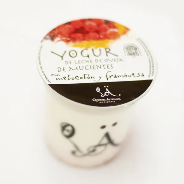 YOGUR DE MELOCOTÓN Y FRAMBUESA