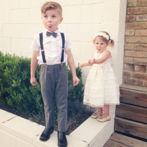 Our little wedding characters 