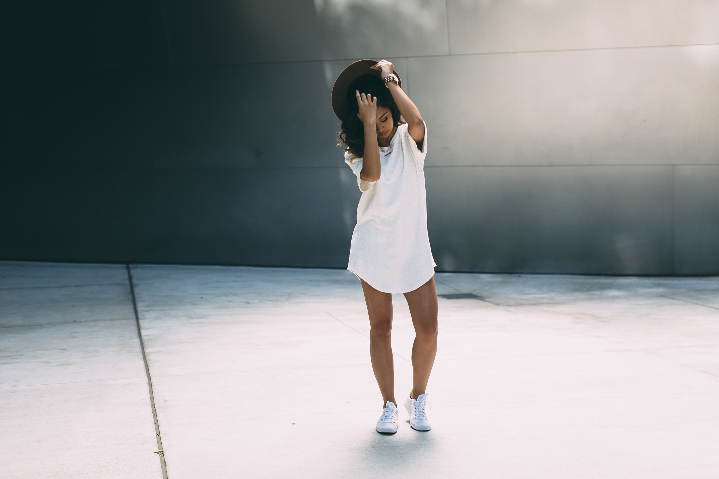 FOREVER 21 HAT&nbsp;|&nbsp;KNYEW E-LONG TEE&nbsp;|&nbsp;NIKE SHOES
