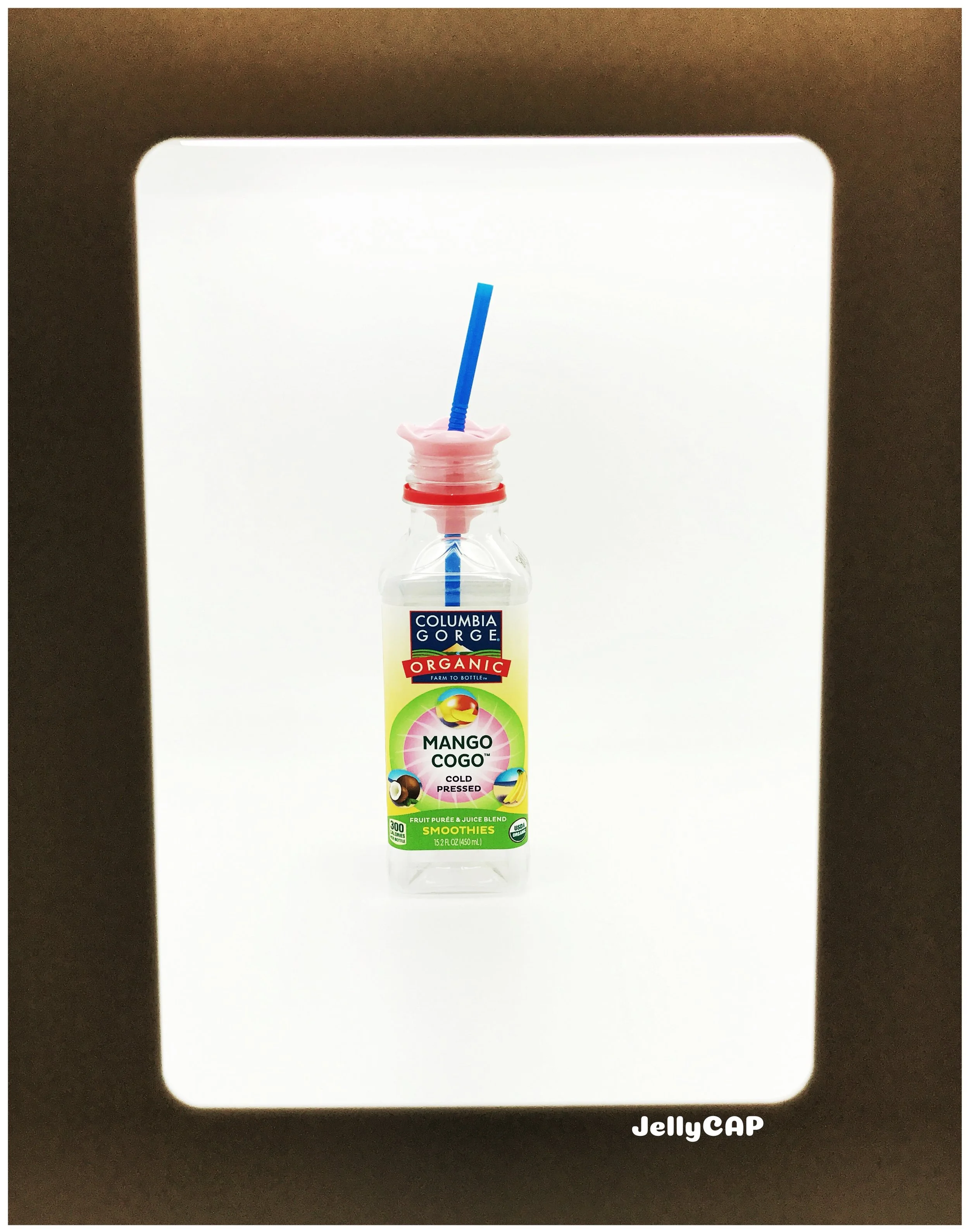  #ColumbiaGorge #Organic #MangoCogo #ColdPress #Smoothie #WideMouthBottle #JellyCAP #UpsideDown 