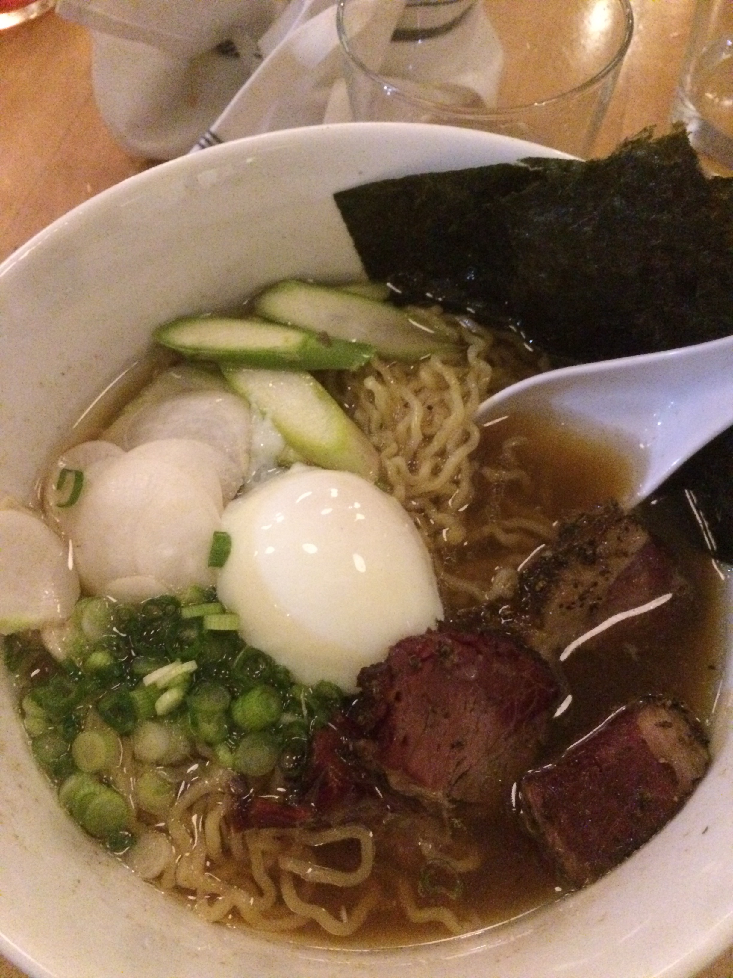 Ddeelliicciioouuss Shoyu Ramen with brisket, courtesy of Chef Rob.
