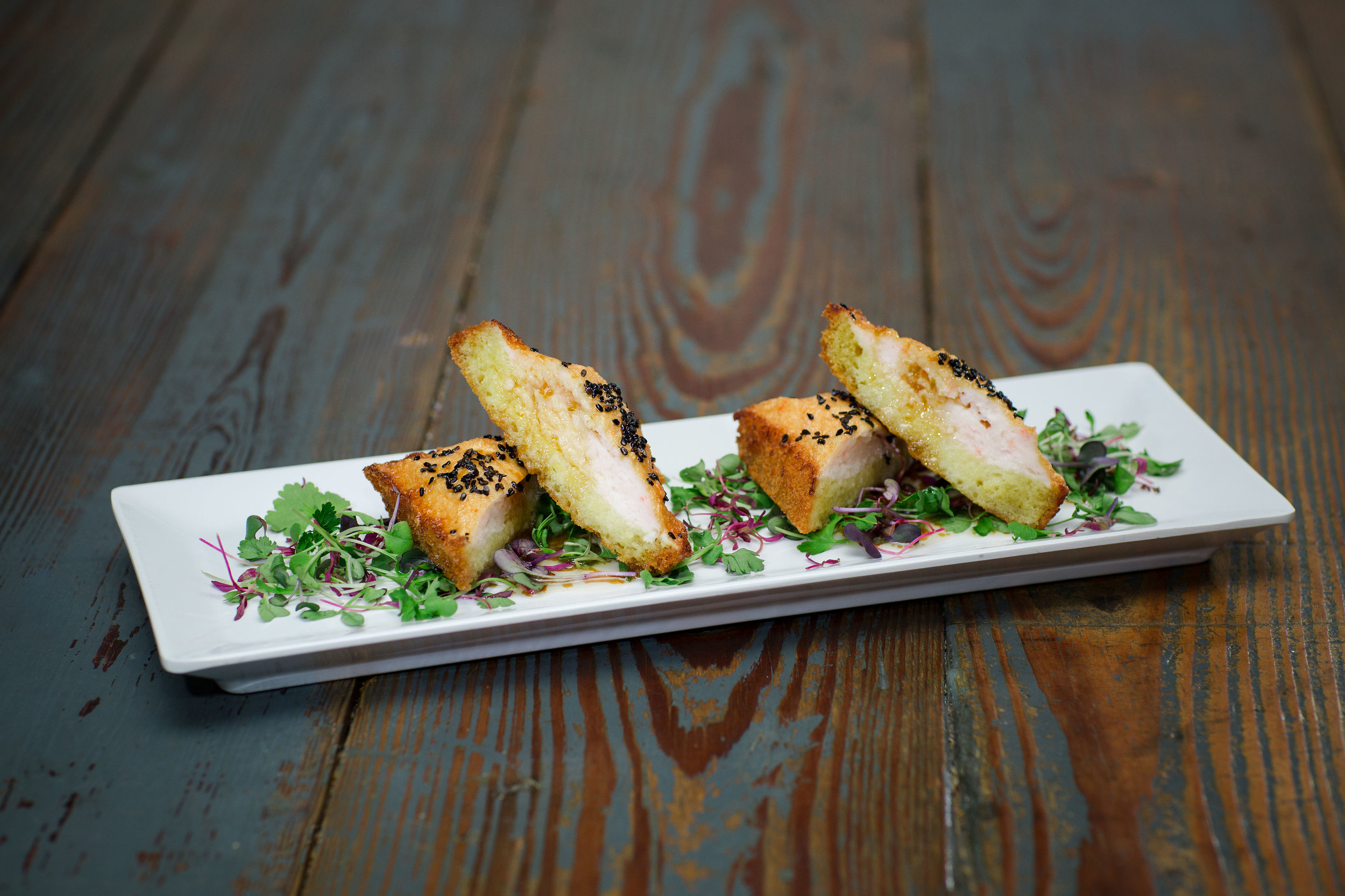 Hatosi “Shrimp Toast” Bites - Hors d’ Oeuvres