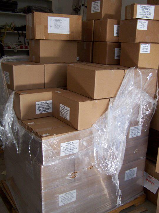 1800 pounds of Bibles, Children's Bibles, Children's Bible Story books, Gospel Booklets and New Testaments