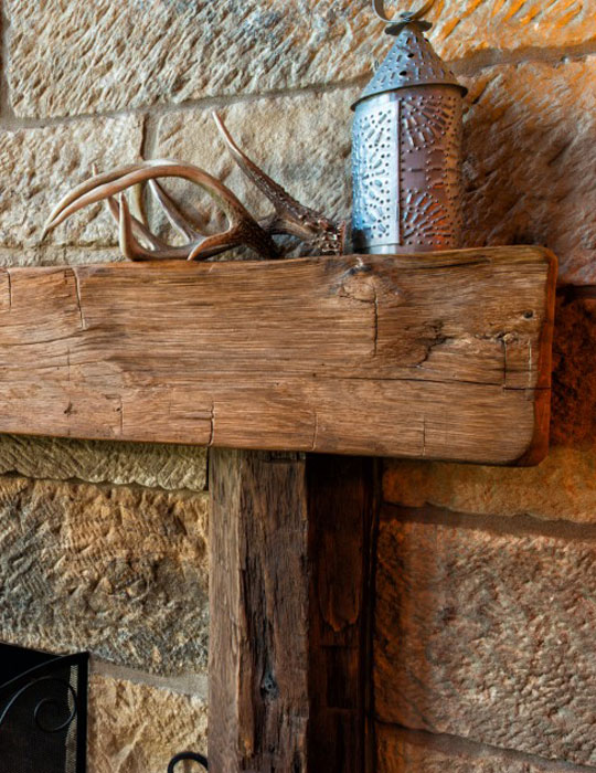 Hand-Hewn Stock Mantels - Nominal 7 x 7 x 7' - Prefinished Tudor or  Unfinished - $550 Each — Boardwalk Hardwood Floors