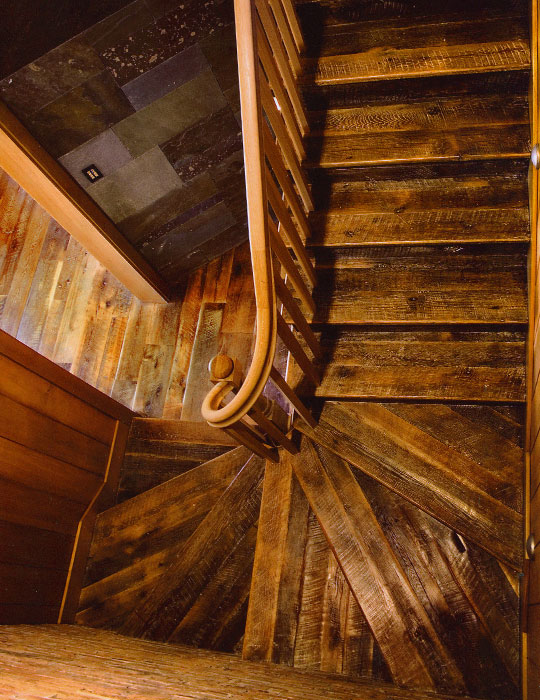 Wooden Stair Parts - Reclaimed — Boardwalk Hardwood Floors