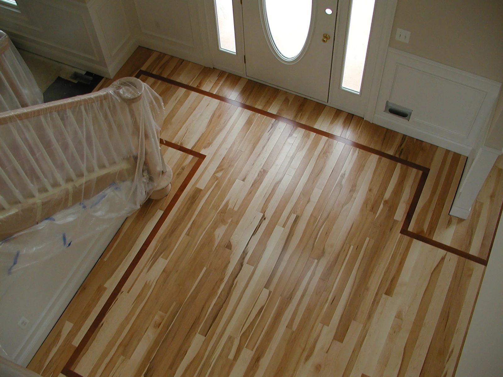 aspen maple with cherry border foyer.jpg