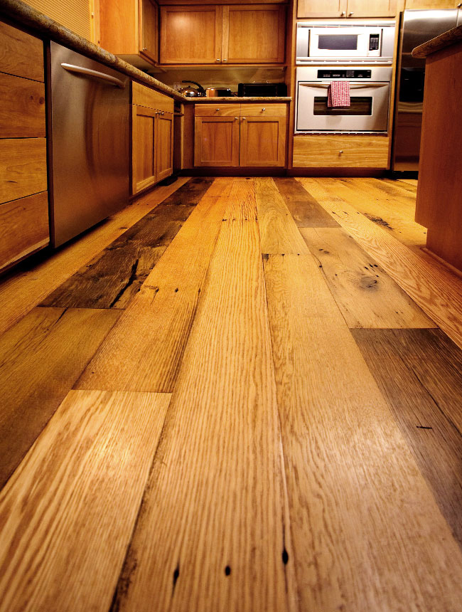 Antique Oak Boardwalk Hardwood Floors, How Much Is Reclaimed Hardwood Flooring