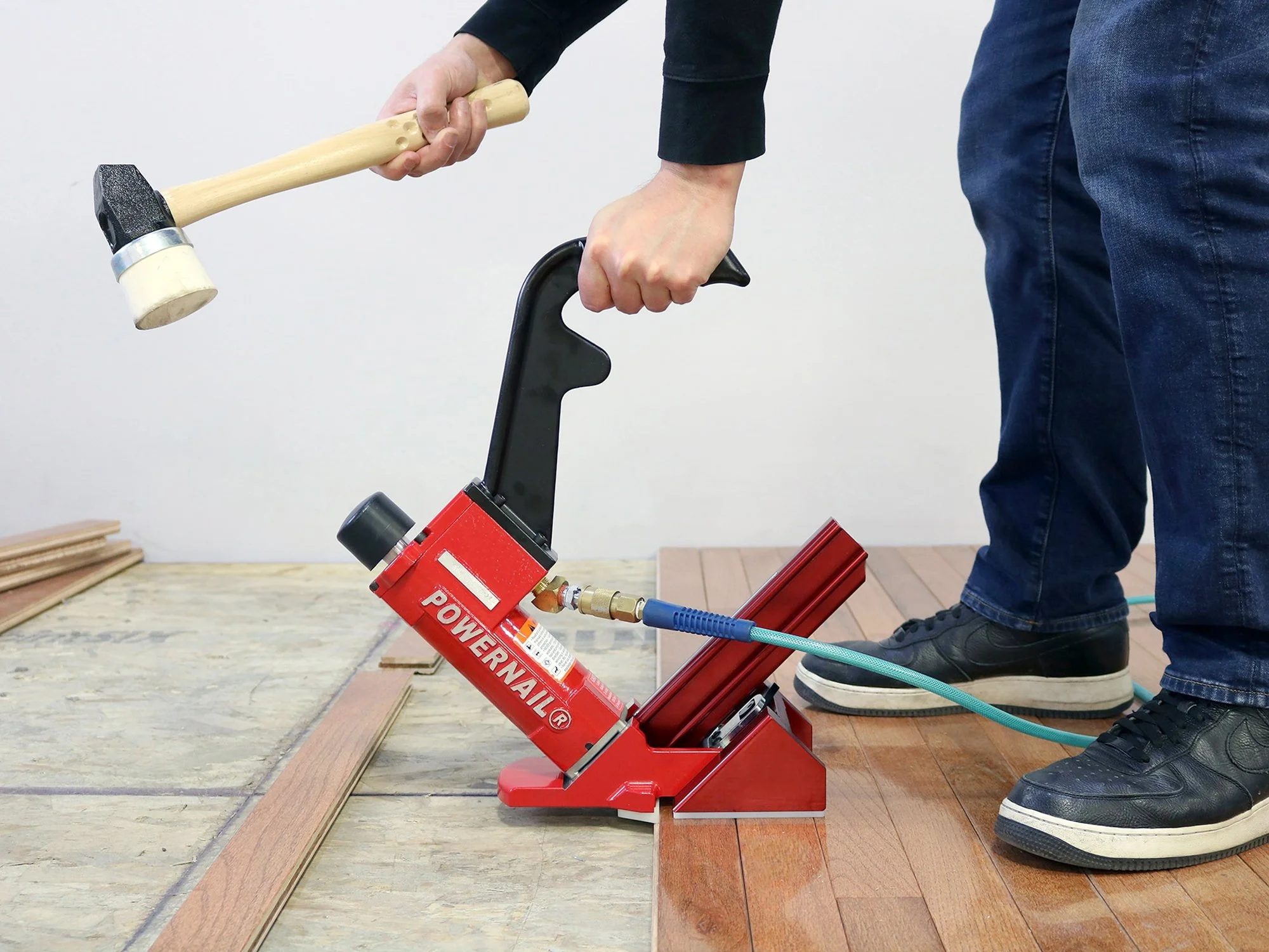 DIY with a Pneumatic Flooring Nailer 