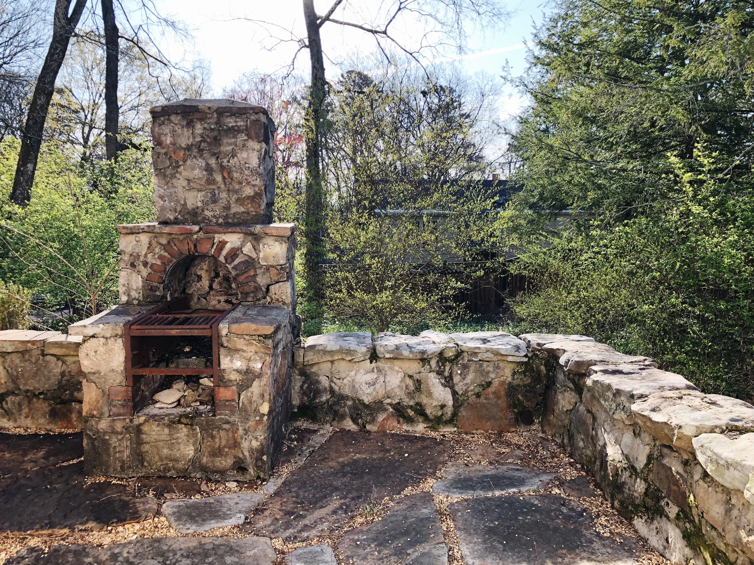 stone patio