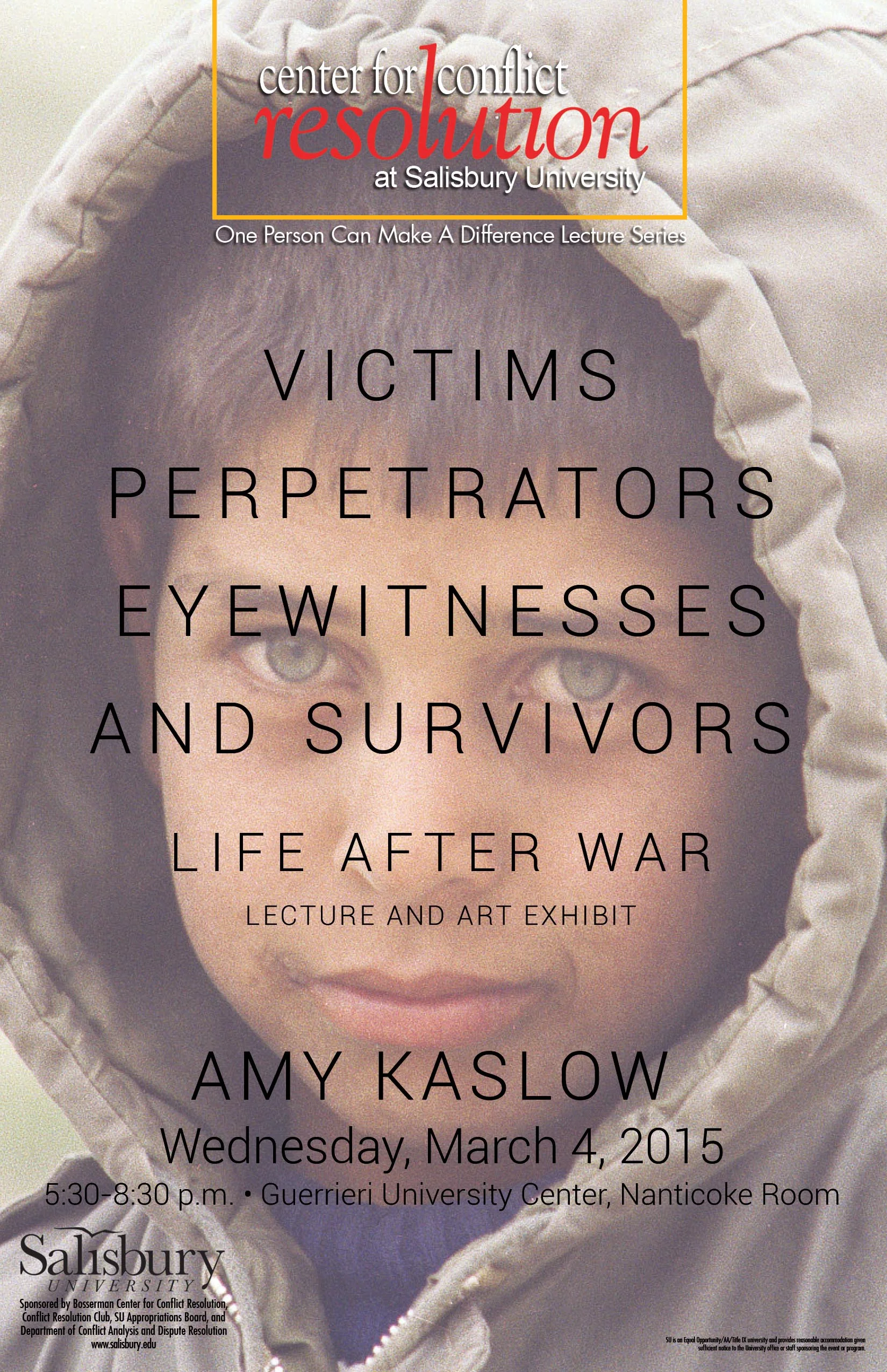 Center for Conflict Resolution at Salisbury University Exhibition