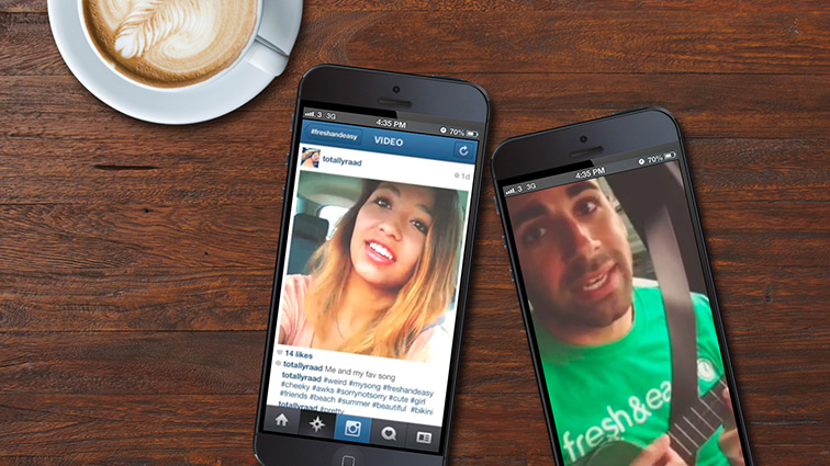 Surprised loyal Instagram fans with real-time video responses.
